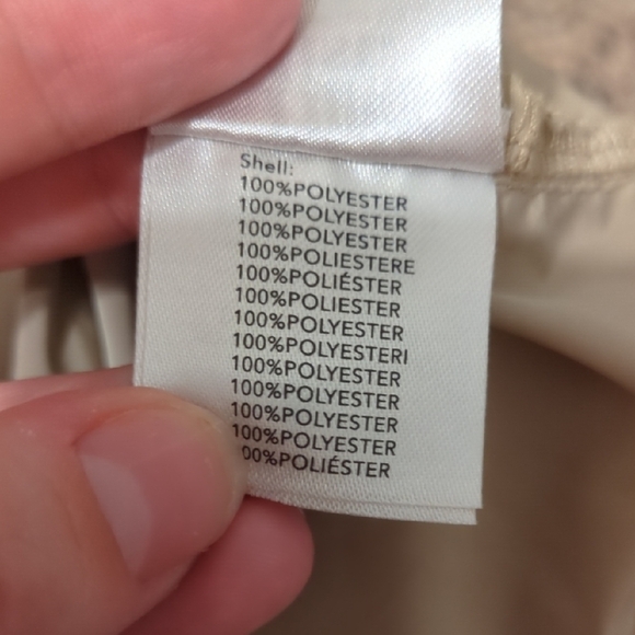 Tiger Mist beige trinity cargo low rise parachute pants - Picture 14 of 15